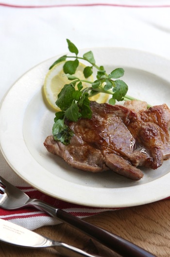 バター醤油 ポークソテー