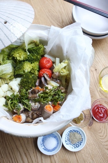 野菜たっぷり洋風蒸し鍋