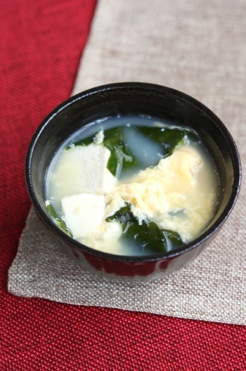卵と豆腐の中華スープ