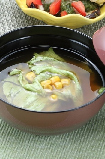 レタスの味噌汁