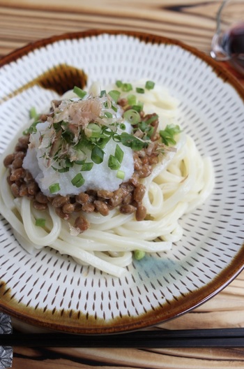 納豆おろしうどん