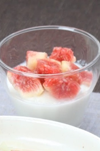 パンナコッタ〜いちじくを乗せて〜