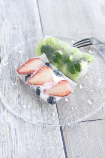 フルーツ生春巻き