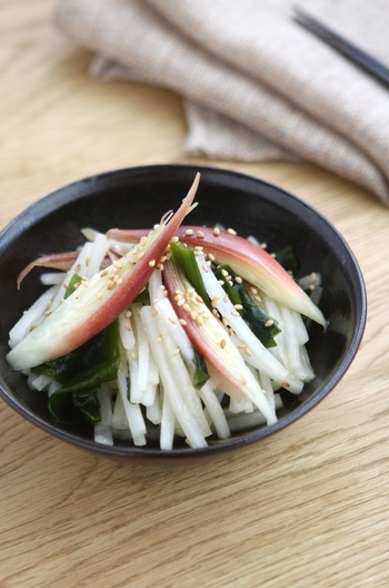 みょうがとわかめの中華風酢の物
