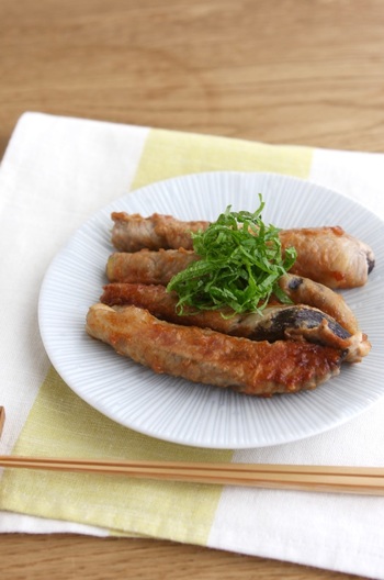 なすの豚みそ焼き