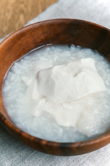 豆腐入りおかゆ