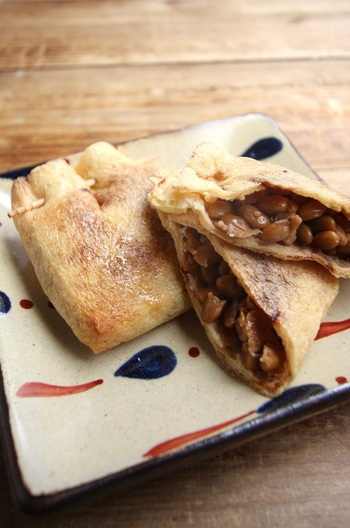 納豆包み焼き