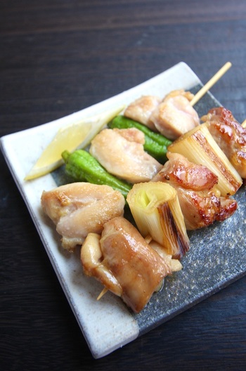 フライパンで作る 焼き鳥２種