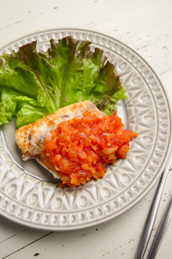 かじきのステーキ トマトソース