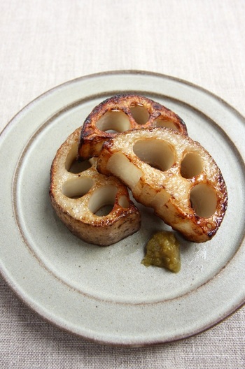 焼きれんこん