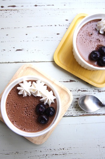 豆腐と豆乳のココアババロア