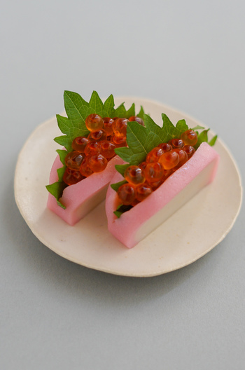 いくらと青じその挟みかまぼこ