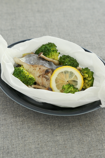 さわらの白ワイン包み蒸し