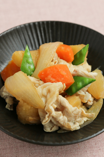 豚肉で作る 肉じゃが