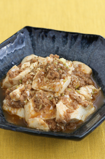 電子レンジで 麻婆豆腐