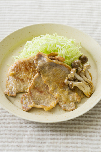 豚肉のみそしょうが焼き