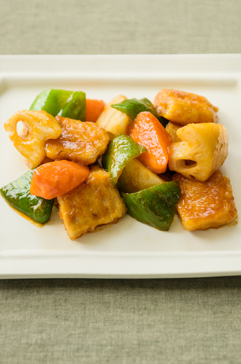 かじきの甘酢照り焼き