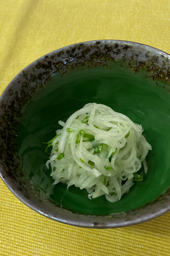 葱油羅卜絲（大根の葱油あえ）