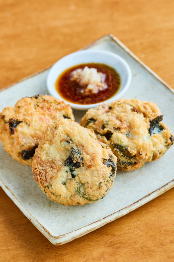 豆腐とツナの手作りがんも