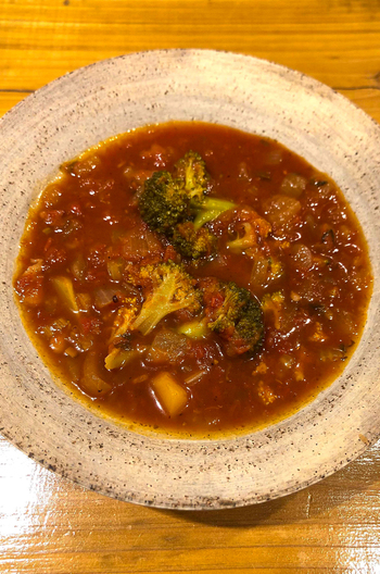 たっぷり野菜のミネストローネ