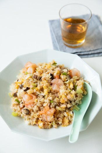 えびとしいたけのチャーハン