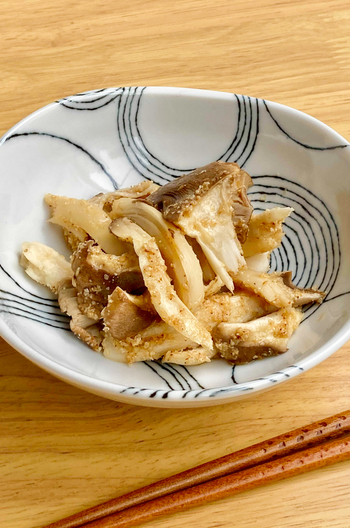 エリンギのごまあえ