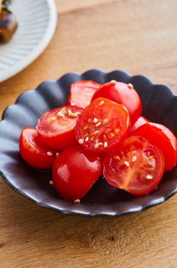 ミニトマトのさっぱり中華あえ