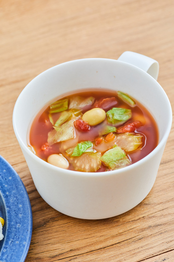 食物繊維補える ミネストローネ