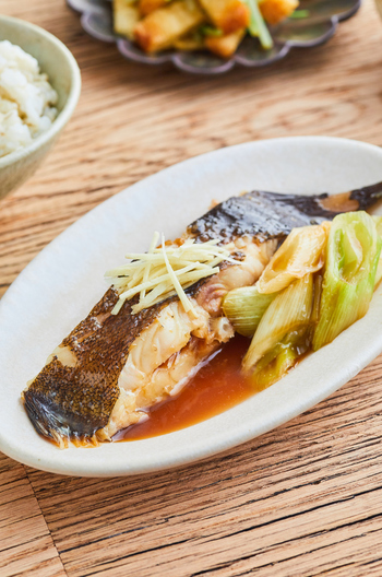 しょうが香る かれいの煮付け