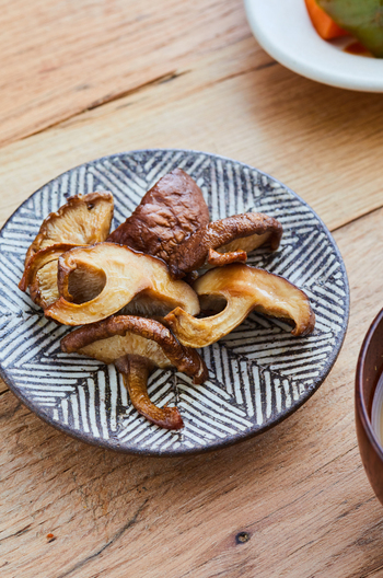 しいたけのバターぽん酢焼き
