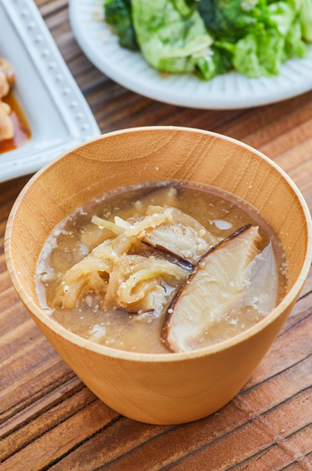 切り干し大根のごまみそ汁