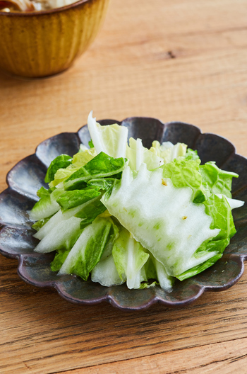 白菜のゆずこしょうあえ
