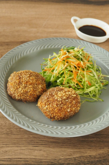 揚げない メンチカツ