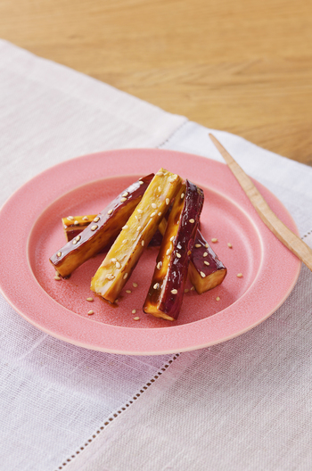 揚げない大学いも