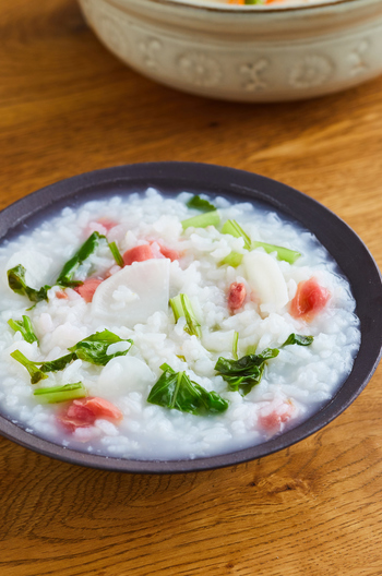 七草の梅おかゆ