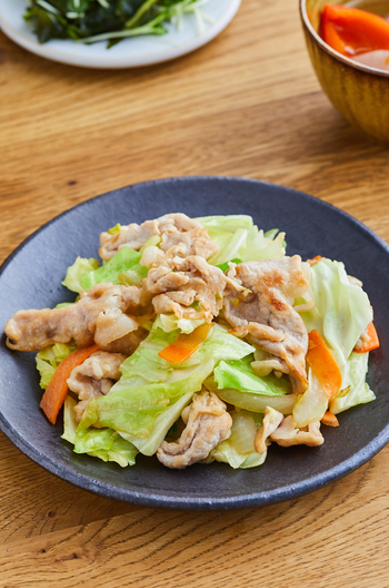 カット野菜で作る 野菜炒め