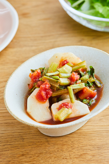 レンジで簡単 かぶのトマト煮