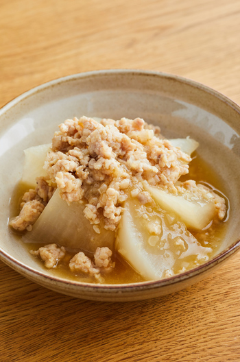 大根のそぼろ煮