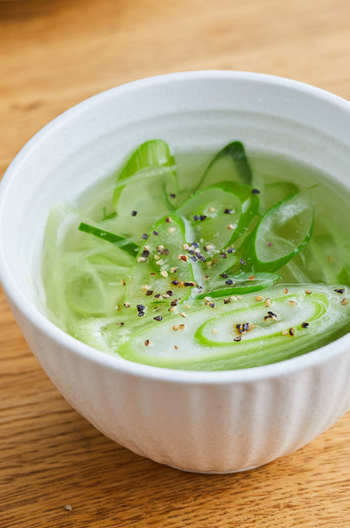 長ねぎのシンプル中華スープ