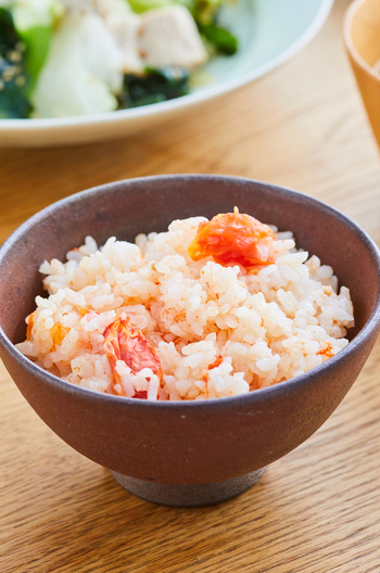 まるごとトマトの炊き込みご飯