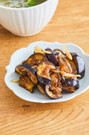 なすとみょうがの浅漬け