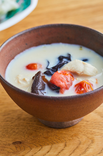 台湾風 豆乳スープ