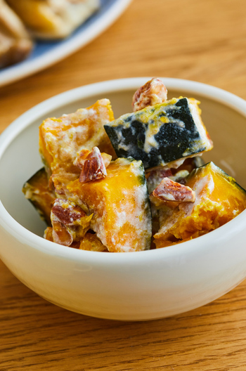 ゴロゴロかぼちゃのヨーグルトサラダ