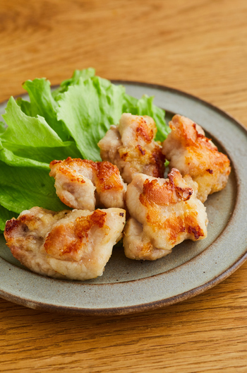 揚げない 鶏の塩から揚げ