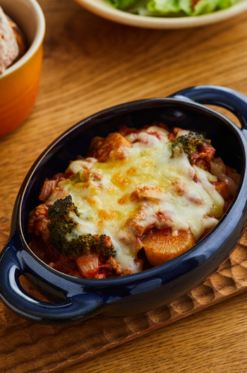 野菜たっぷり ミートソースグラタン