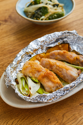 豚肉のみそ漬け ホイル焼き