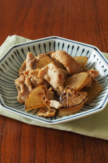 豚肉と大根のオイスターソース炒め