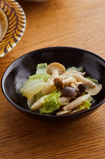 しめじと白菜の洋風おひたし