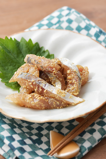 いわしのごま和え