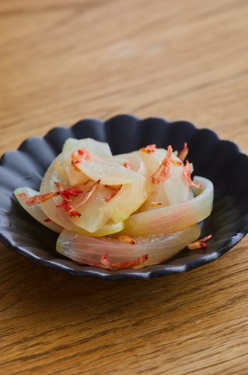 ほぼ塩０ 玉ねぎと桜えびのマリネ